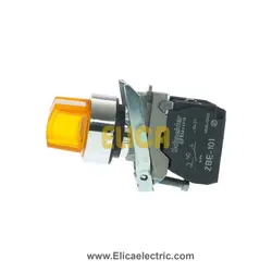 سلکتور سوئیچ اشنایدر فلزی دو حالته ماندگار با ولتاژ 24 ولت AC و DC