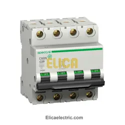 کلید مينياتوری چهار پل 25 آمپر 6kA اسپکتر موتوری AC