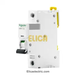 کلید مينياتوری تک فاز 4 آمپر 6kA اشنایدر موتوری AC
