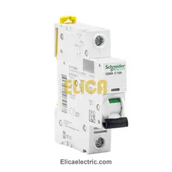 کلید مينياتوری تک فاز 10 آمپر 6kA اشنایدر موتوری AC