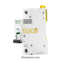 کلید مينياتوری تک فاز 25 آمپر 6kA اشنایدر موتوری AC