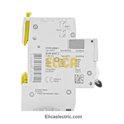 کلید مينياتوری چهار پل 4 آمپر 6kA اشنایدر موتوری AC/DC