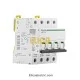 کلید مينياتوری چهار پل 4 آمپر 6kA اشنایدر موتوری AC/DC