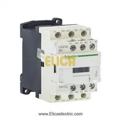 کنتاکتور مدار فرمان 24 ولت DC اشنایدر الکتریک با 3NO+2NC
