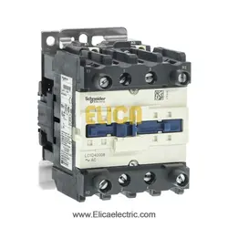 کنتاکتور اشنایدر الکتریک 60 آمپر 4 پل 220 ولت AC با 2NO+2NC