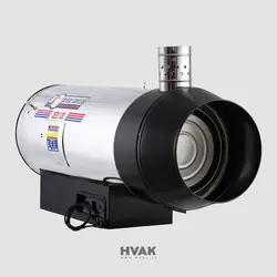 جت هیتر دوموتوره دوگانه سوز دودکش دار نیرو تهویه البرز مدل 2ED120