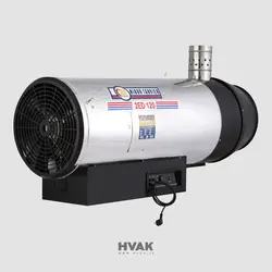 جت هیتر دوموتوره دوگانه سوز دودکش دار نیرو تهویه البرز مدل 2ED120