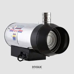 جت هیتر دوموتوره گازوئیلی دودکش دار نیرو تهویه البرز مدل 2EL120