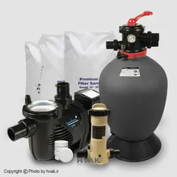 پکیج تصفیه استخر روباز ایمکس پرو 35 تا 50 مترمکعب
