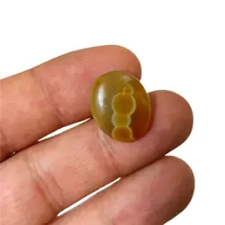 نگین عقیق باباقوری چندچشم معدنی eg11