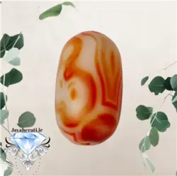مهره عقیق سلیمانی خیره کننده وبینظیر