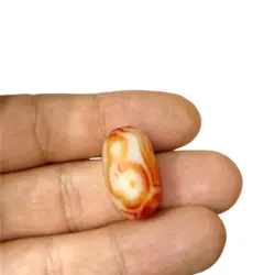 مهره عقیق سلیمانی خیره کننده وبینظیر