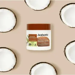 ماسک موی داخل حمام نارگیل باباریا اسپانیا 400 میل                  BABARIA HIDRADANTE COCO HAIR MASK