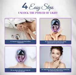 ماسک ال ای دی صورت لمسی