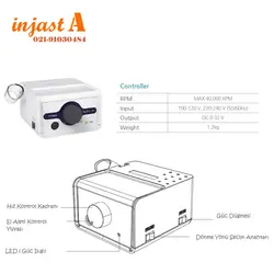 سوهان برقی استرانگ مدل B135 دسته کمبی (میکرو موتور)