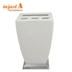 ست سرویس بهداشتی 5 پارچه هارمونی مدل آوا سفیدکروم