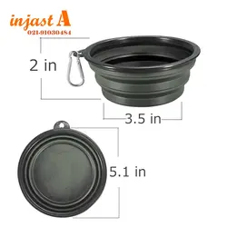 ظرف غذای تاشو مسافرتی سگ و گربه