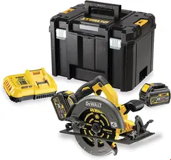 اره گرد بر شارژی دیوالت آمریکا DeWalt DCS575 DCS575T2 (2 x 54 V XR FLEXVOLT Akkus in T STAK-Box VI)