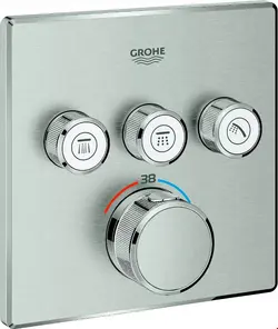 شیر حمام توکار گروهه آلمان GROHE Grohtherm SmartControl 29126 supersteel 29126DC0