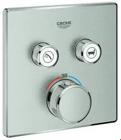 شیر حمام توکار گروهه آلمان GROHE Grohtherm SmartControl 29124 supersteel 29124DC0