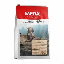 غذا خشک سگ میرا آلمان Mera Pure Sensitive Junior Truthahn - Reis