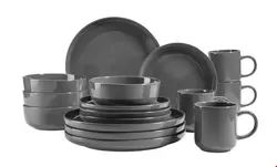سرویس غذاخوری آلنیا سرامیک 16 پارچه 4 نفره ماسر اتریش Mäser Kombiservice Alenia (16-tlg.) grau