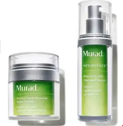 سرم رتینول روز و کرم رتینول شب صورت مورد آمریکا Murad Retinol Day Night Bundle