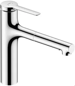 شیر مخلوط ظرفشویی شلنگ دار هانس گروهه آلمان Hansgrohe Zesis M33 259mm Einhebel Küchenarmatur Chrom 74801000