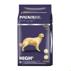 غذا خشک سگ طیور پریمیر آلمان PREMIERE High 5 Geflügel 12-5kg