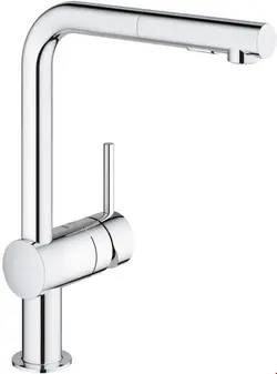 شیر ظرفشویی شلنگ دار گروهه آلمان GROHE Minta 30274 chrom 30274000