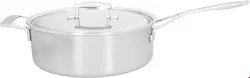 ماهیتابه 28 سانت درب دار صنعت دمایر بلژیک Demeyere Industry 5 Schmorpfanne mit Deckel 28 cm 18/10 Edelstahl