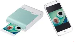 پرینتر کوچک چاپ عکس کانن ژاپن Canon SELPHY Square QX10 Fotodrucker, (WLAN (Wi-Fi) mintgrün