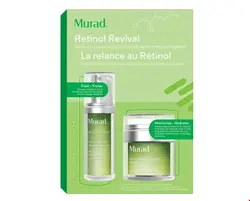 ست سرم صورت کرم شب جوانساز رتینول مورد آمریکا Murad Retinol Revival Kit (2pcs.)