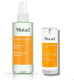 ست تونر ویتامین سی 180 میل سرم دور چشم ضد سیاهی 15 میل مورد آمریکا Murad - Essential-C Toner 180 ml- Murad - Vita-C Eyes Dark Circle Corrector 15 ml