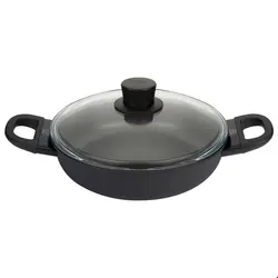 ماهیتابه درب دار بالرینی ایتالیا BALLARINI AVOLA SERVIERPFANNE MIT GLASDECKEL-24 CM - RUND -PTFE