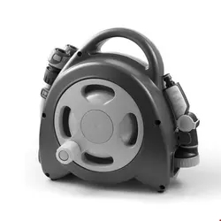 قرقره شیلنگ جمع کن زمینی و شیلنگ 10 متری جی اف G.F. Minischlauchbox Komplettset grau