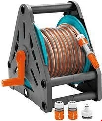قرقره شیلنگ جمع کن زمینی و شیلنگ 15 متری گاردنا آلمان Gardena Schlauchtrommel 30 Set