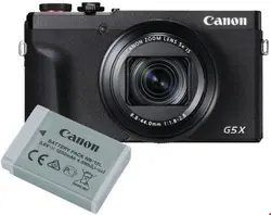 دوربین عکاسی کامپکت دیجیتال با باتری اضافی کانن Canon PowerShot G5 X Mark II Batterie Kit