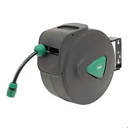 قرقره شیلنگ جمع کن دیواری و شیلنگ 32 متری استیر STIER SGS-300 30-2m inkl. Sprühpistole Gartenschlauch (904709)