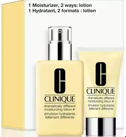 ست مراقبتی لوسیون مرطوب کننده پوست خشک کلینیک آمریکا Clinique 1 Moisturizer 2 Ways Lotion Set (50-200ml)