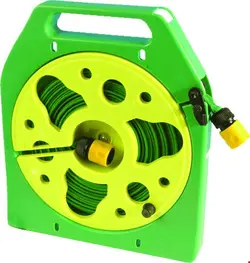 قرقره شیلنگ جمع کن قابل حمل و شیلنگ 15 متری برانر Brunner Outdoor Schlauchtrommel 15 m (72165)