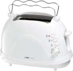 توستر کلترونیک آلمان  CLATRONIC Toaster 2 Scheiben Toastautomat TA 3565 / Weiß