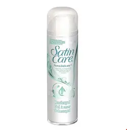 ژل موبر زنانه 200 میل مناسب پوست حساس ژیلت آمریکا Gillette Satin Care Rasiergel Pure Delicate (200ml)