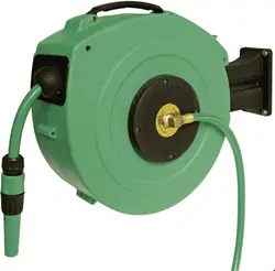 قرقره شیلنگ جمع کن دیواری و شیلنگ 20 متری ای اس AS Schwabe Automatischer Schlauchaufroller inkl. Schlauch - 20 m