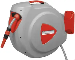 قرقره شیلنگ جمع کن دیواری و شیلنگ 32 متری هولزمن Holzmann WSR 30M