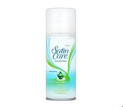 ژل موبر زنانه 75 میل مناسب پوست حساس ژیلت آمریکا Gillette Satin Care Rasiergel empfindliche Haut (75ml)