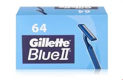 خود تراش یکبار مصرف ژیلت آمریکا Gillette Blue II (64Stk.)
