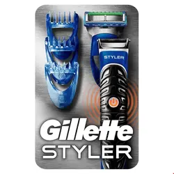 دستگاه استایلر سه کاره ژیلت آمریکا GILLETTE 3-IN-1 STYLER BARTTRIMMER, RASIERER DEFINIERER