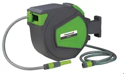 قرقره شیلنگ جمع کن اتوماتیک و شیلنگ 30 متری کلینکرفت Cleancraft Wasserschlauchaufroller WSAR 30, 7560030