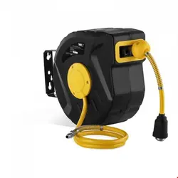 قرقره شیلنگ جمع کن هوای فشرده اتوماتیک و شیلنگ 10 متری ام اس دبلیو MSW Druckluft-Schlauchtrommel - 10 m - 8 bar PRO-A 10